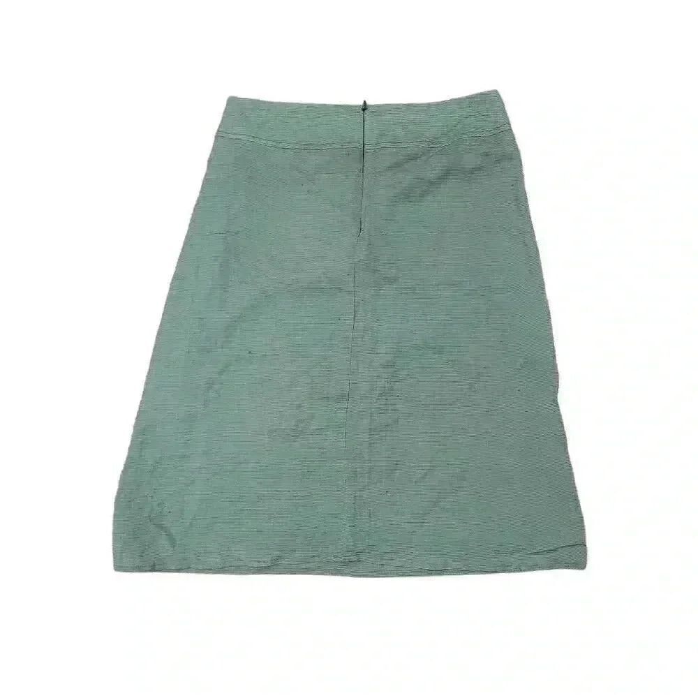 William Riera Women's Teal Viscose A-Line Lined Skirt NEW - Picture 4 of 8